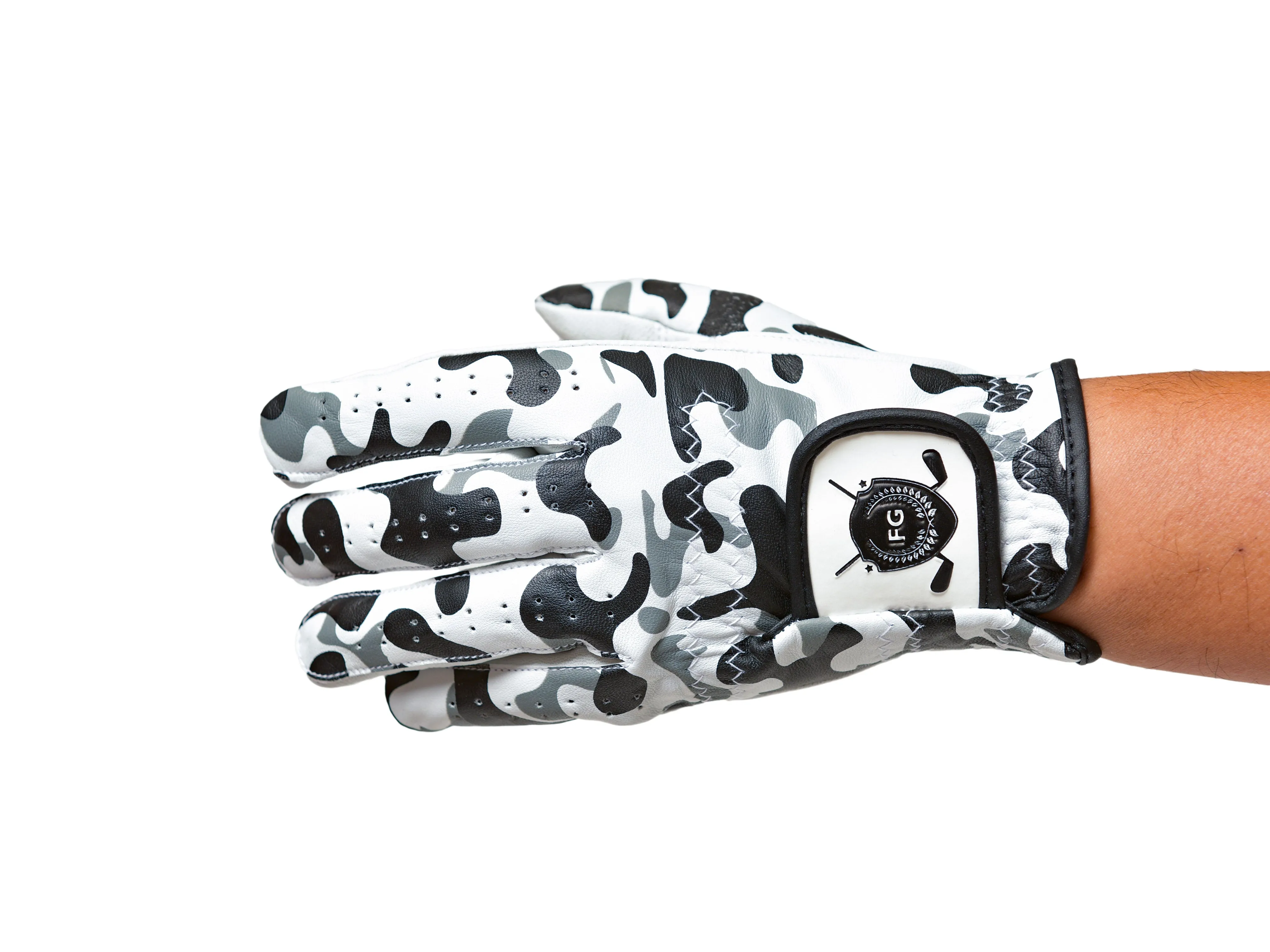 Fresco Golf Glove Gray Black Camo