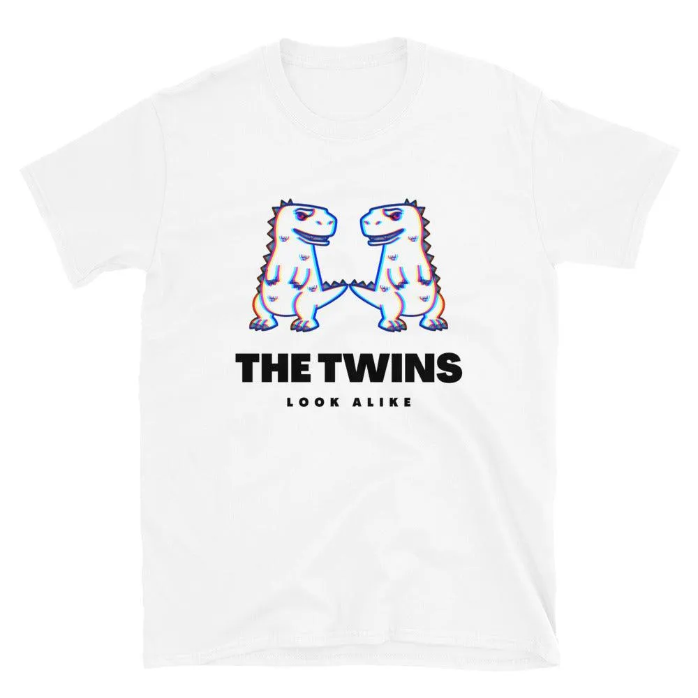 Funny dinosaur twins looks cool and funny