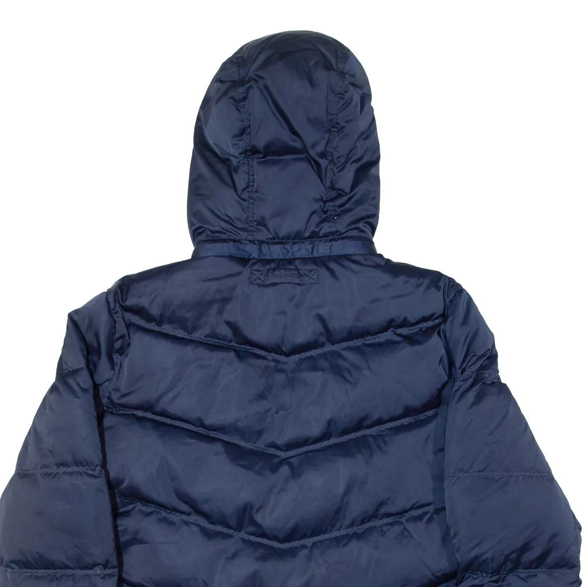 GANT Down Insulated Womens Puffer Coat Blue Hooded L