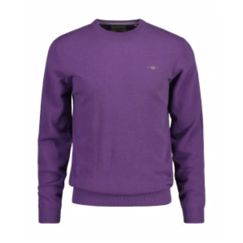 GANT Superfine Lambswool Crew Neck Sweater 87211 Lilac