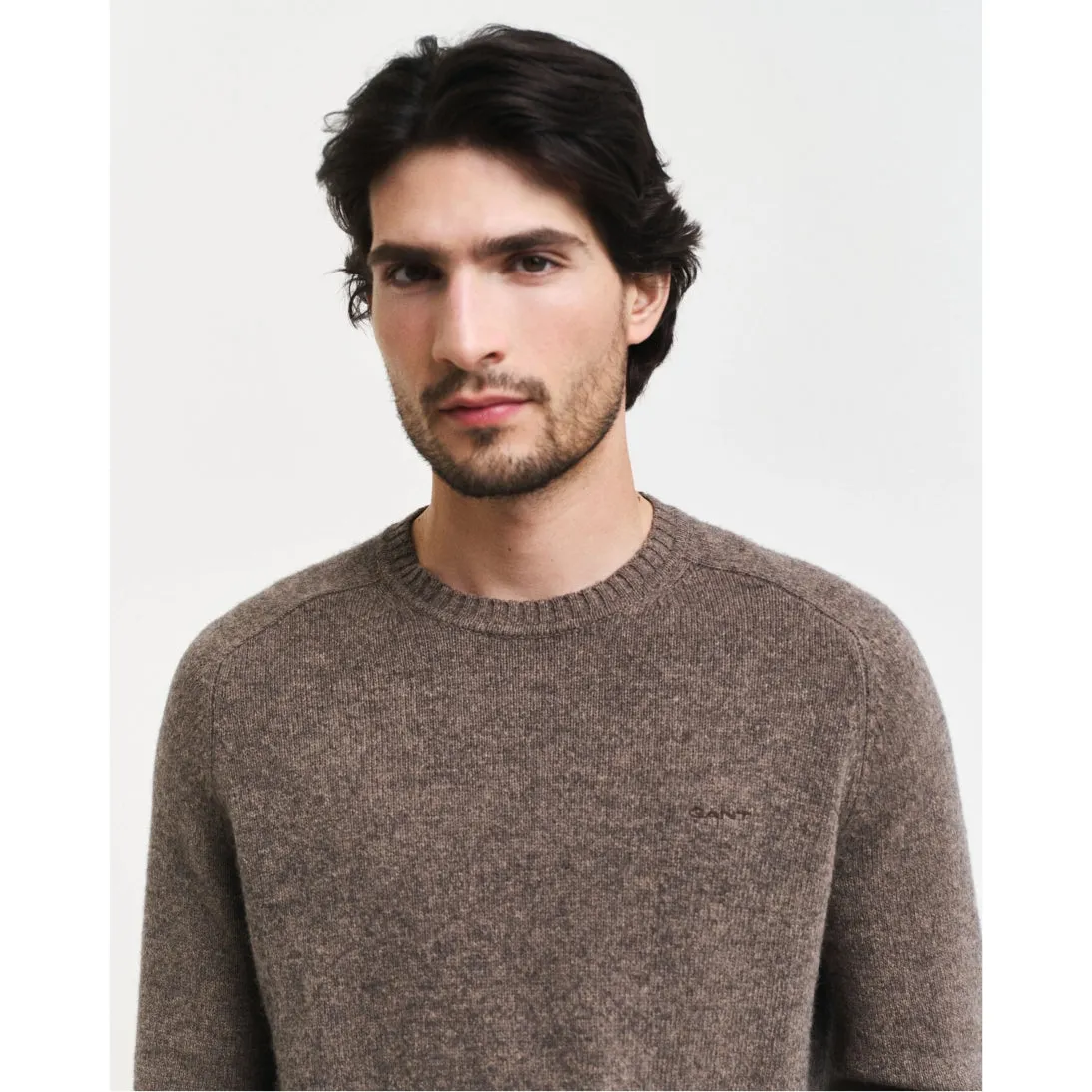 GANT Wool Blend Crew Neck Sweater 8050226 2 Colours