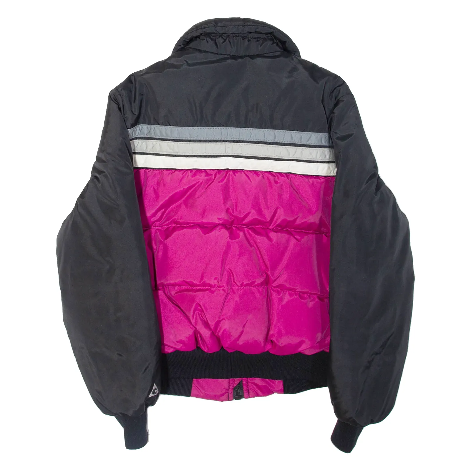 GERRY Womens Puffer Jacket Pink Nylon Colourblock M