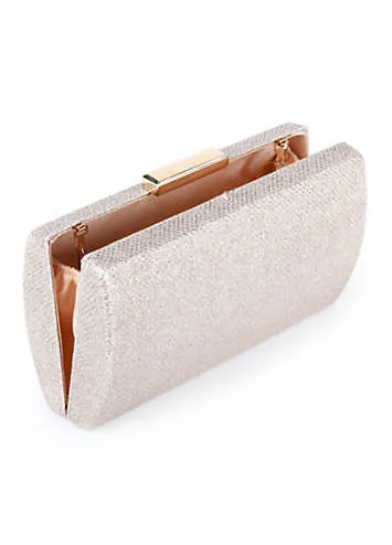 Glitter Mesh ’Dionne’ Box Clutch Bag by Paradox London | Look Again