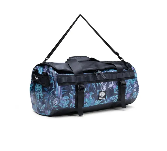 Harley-Davidson x Reyn Spooner Hawaiian Waterproof Duffel Bag - Black - 96918-23VM