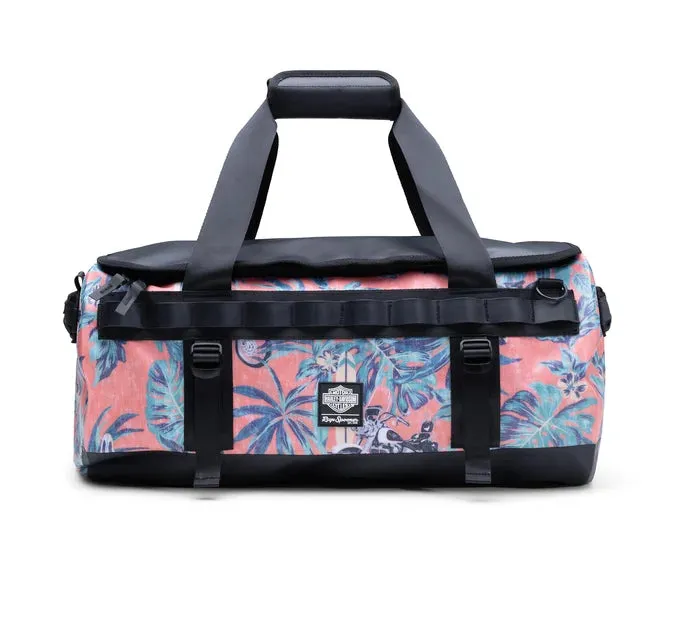 Harley-Davidson x Reyn Spooner Hawaiian Waterproof Duffel Bag - Black - 96918-23VM