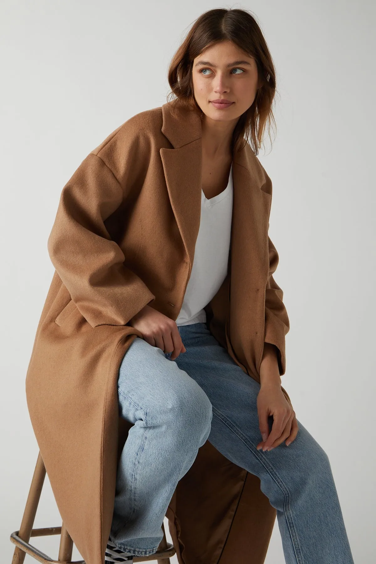 HUNTINGTON COAT IN CAMEL