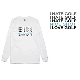 I HATE GOLF Long Sleeve T-Shirt