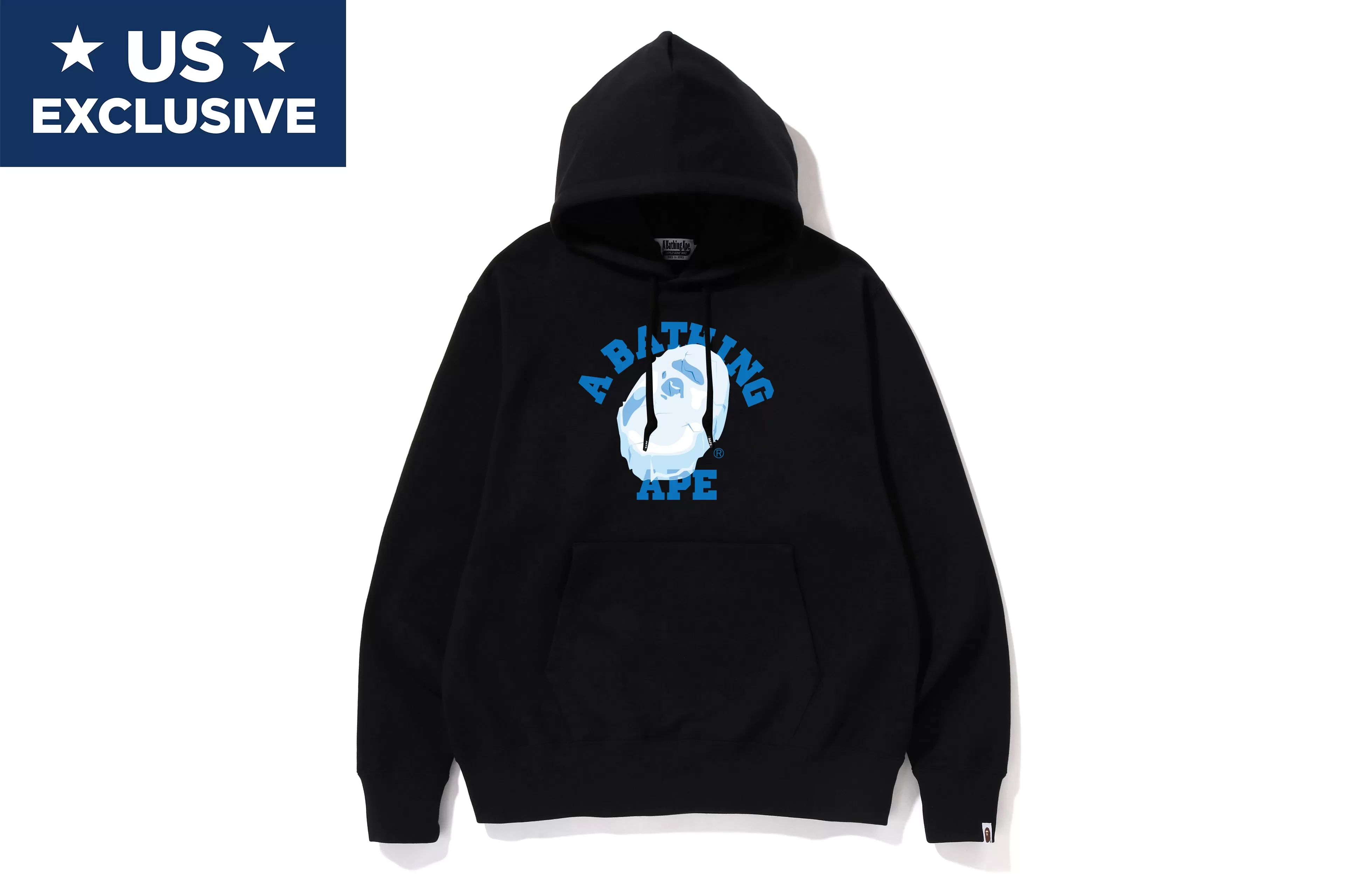 ICE APE HEAD COLLEGE PULLOVER HOODIE MENS