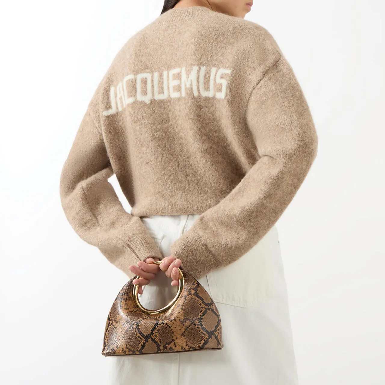 JACQUEMUS The Sustainable Edit Le Petit Calino Animal Mini Tote Bag - Light Brown