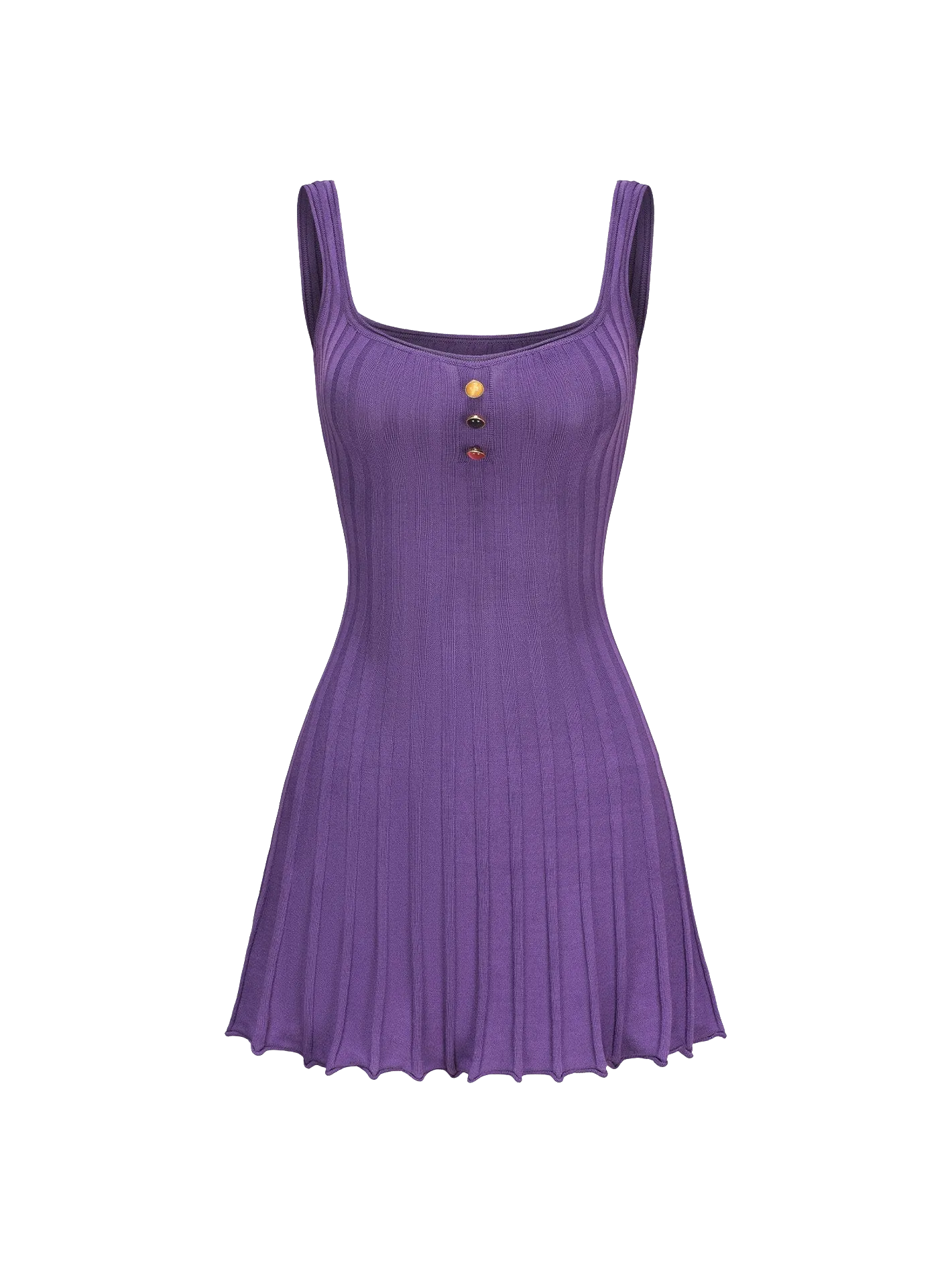 Janelle Knit Dress (Purple)