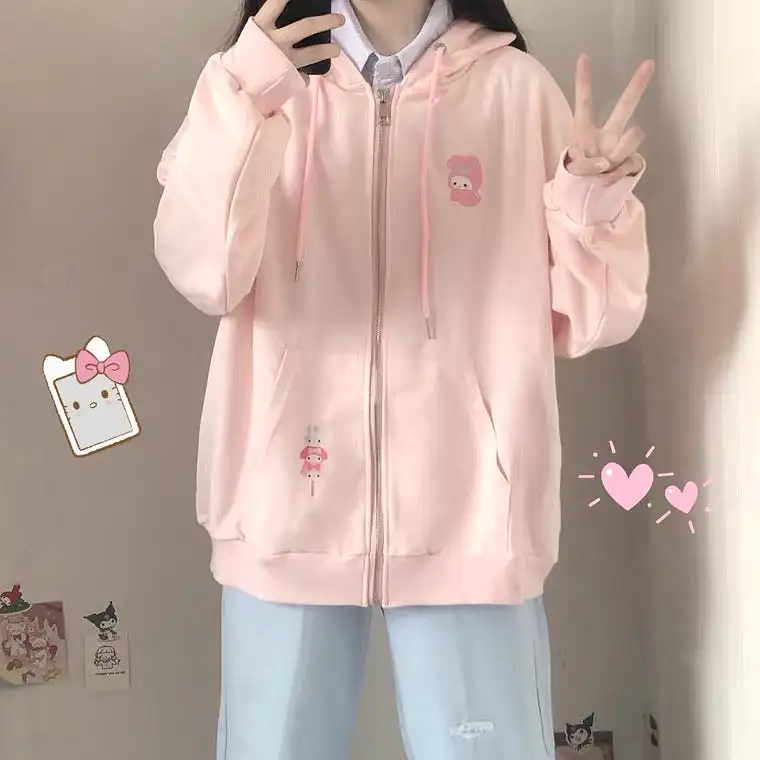 Japanese cute Sanrio zipper coat hoodie BY109