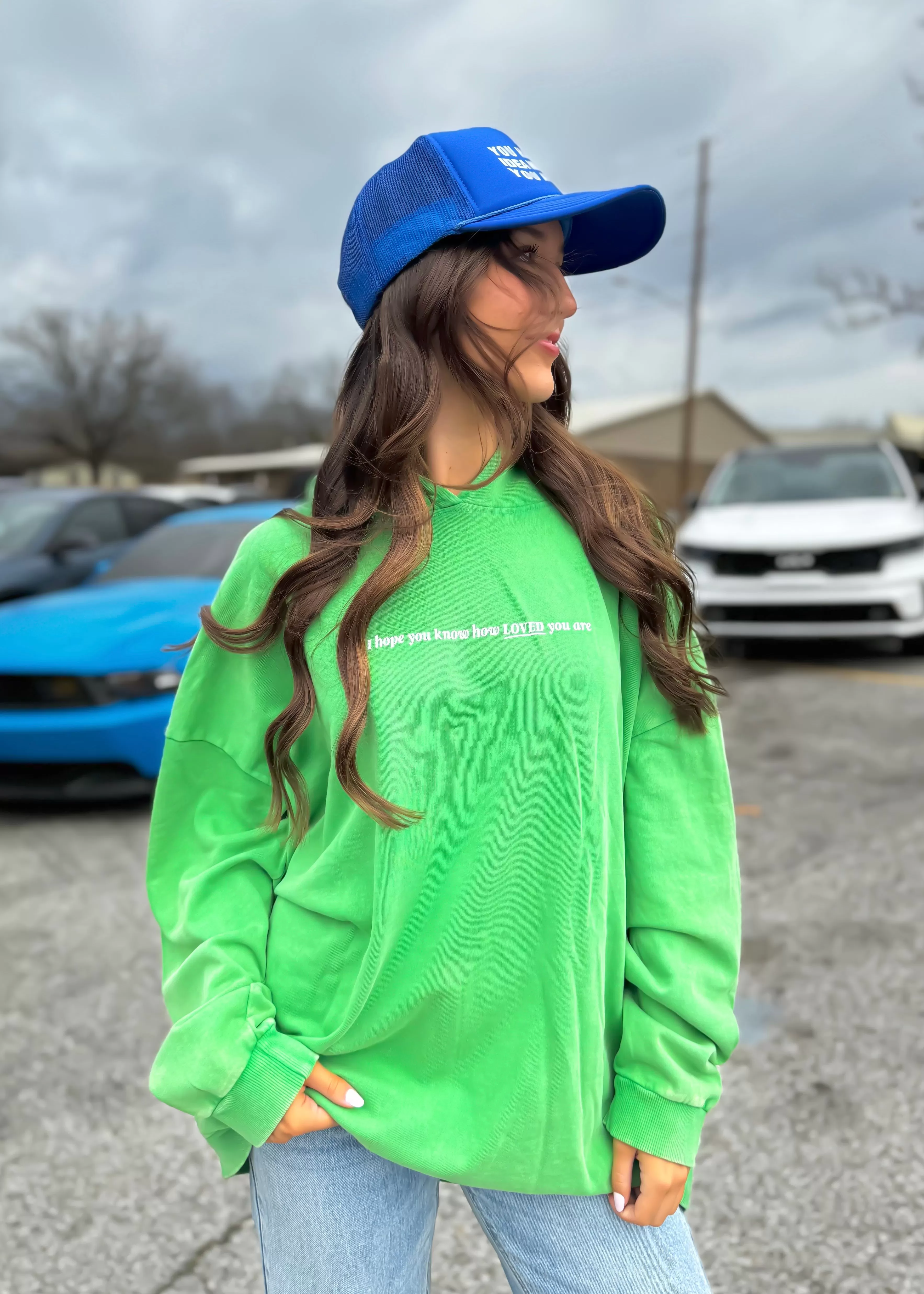 JLB Deserve The World Oversized Hoodie | Green