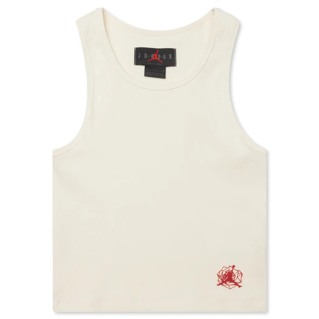 Jordan x Teyana Taylor Women’s Tank - Coconut Milk/Gym Red