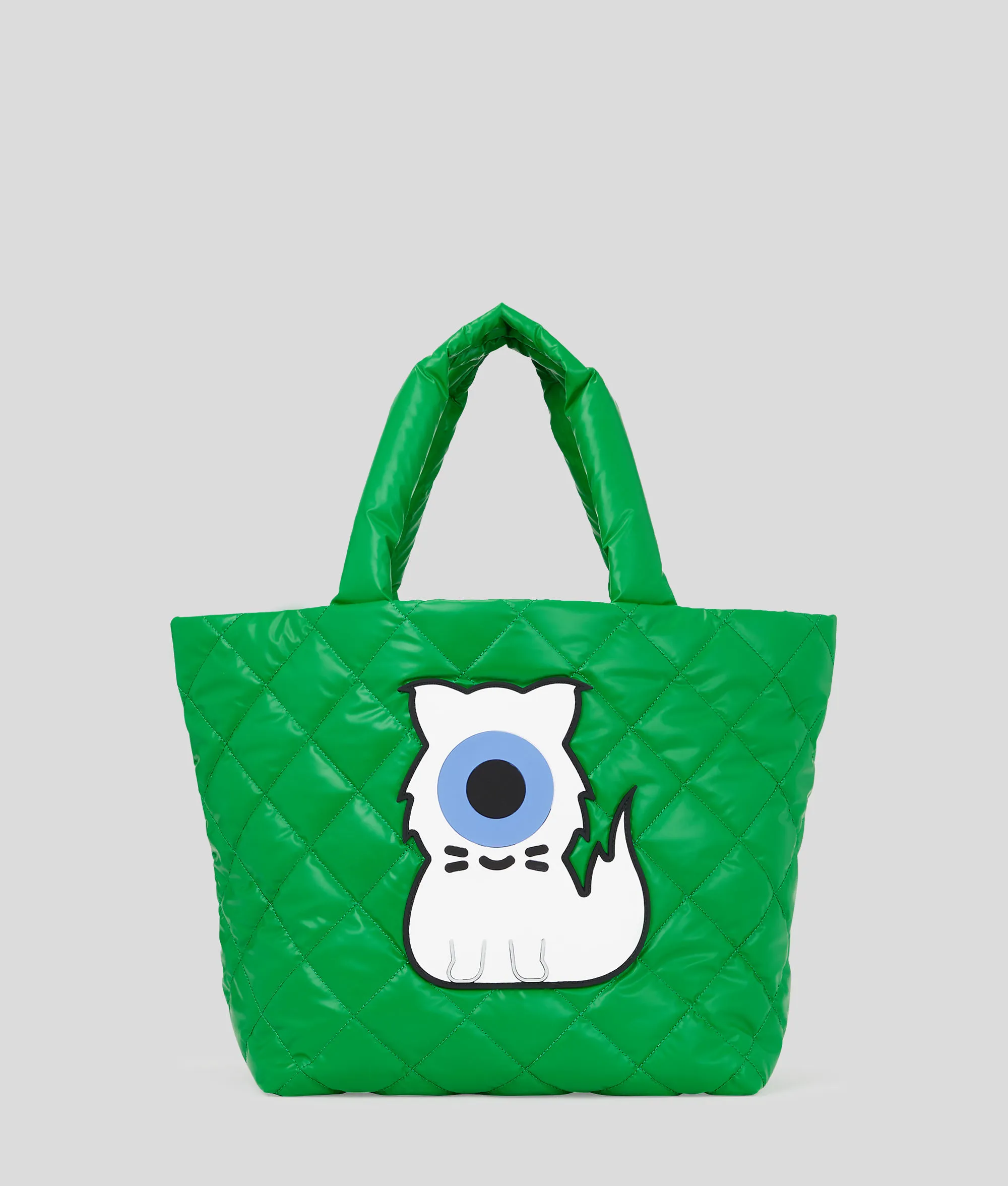 Karl Lagerfeld, Kl X Darcel Disappoints Nylon Shopper, Woman, BRIGHT GREEN, Size: One size