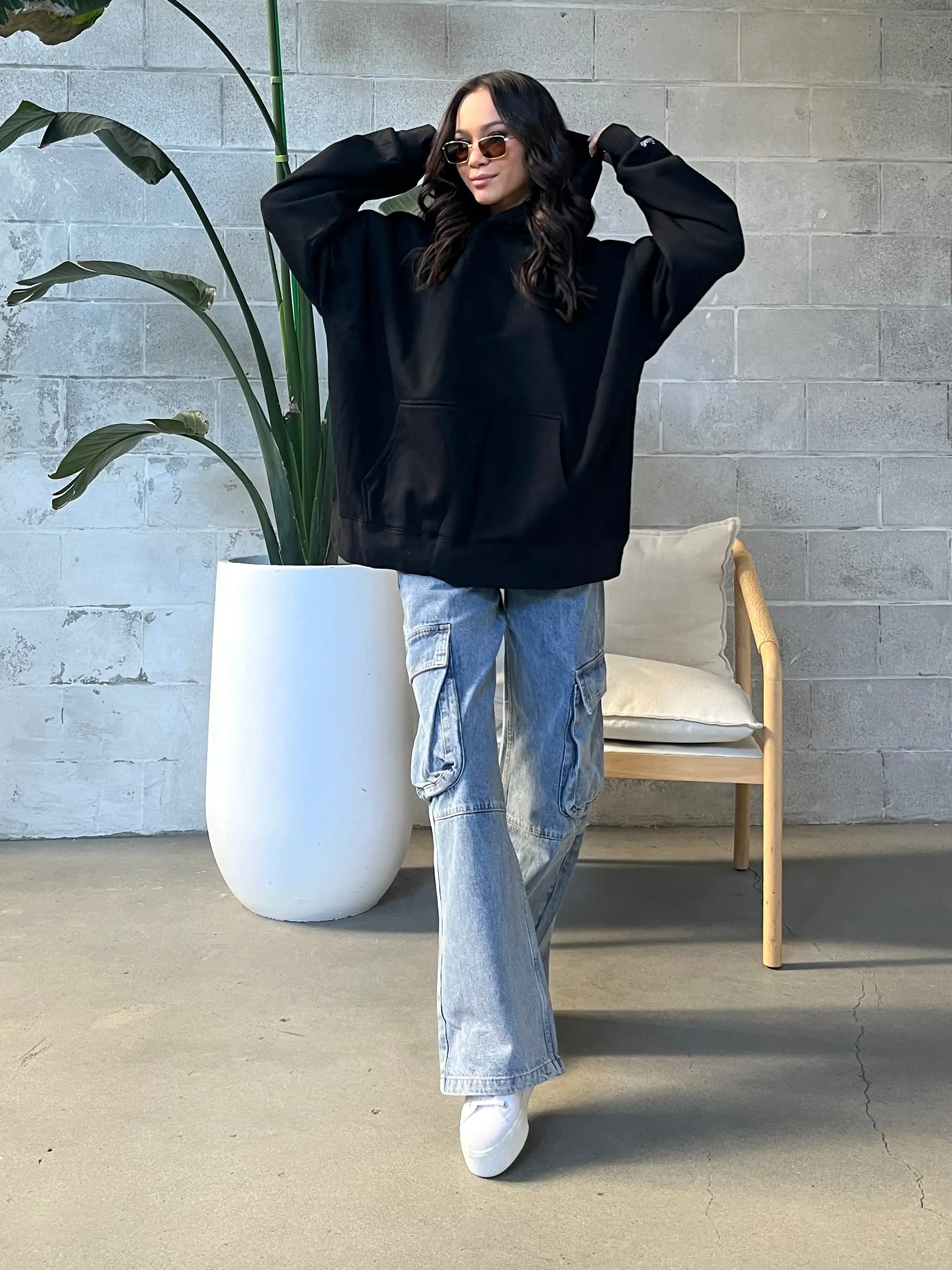 KUWALLA Oversized Boyfriend Hoodie