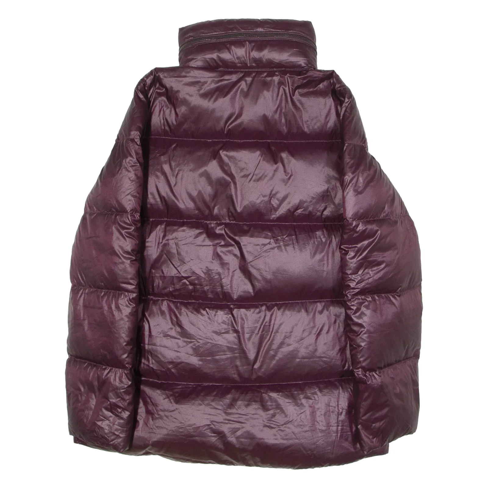 LAUREN RALPH LAUREN Womens Puffer Jacket Purple Hooded XS