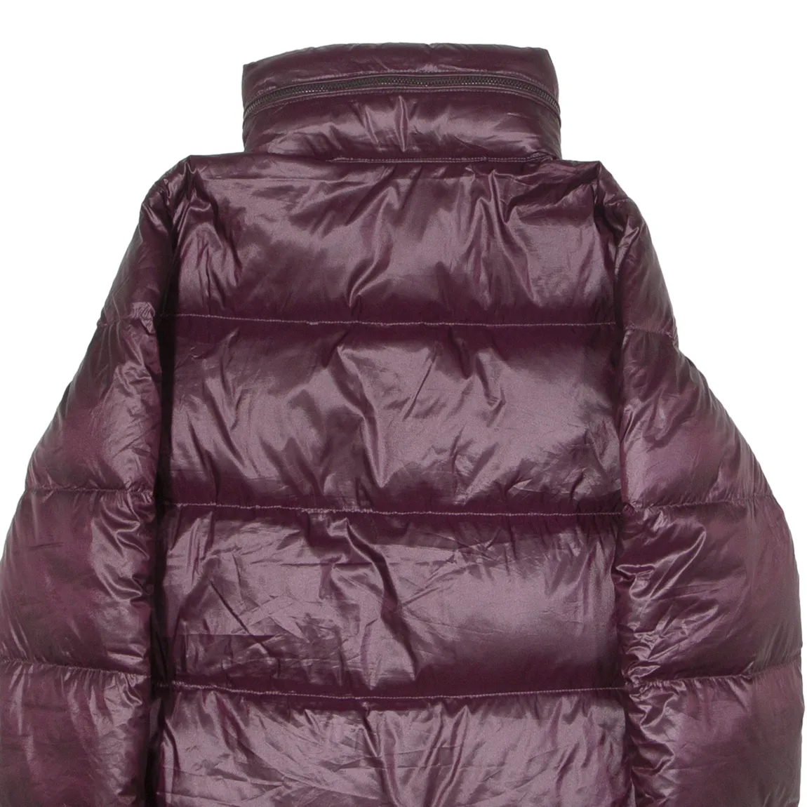 LAUREN RALPH LAUREN Womens Puffer Jacket Purple Hooded XS