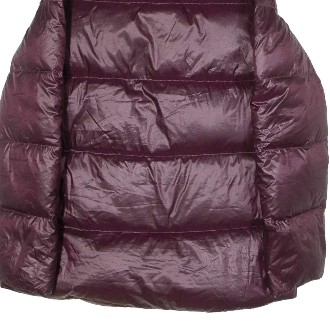 LAUREN RALPH LAUREN Womens Puffer Jacket Purple Hooded XS