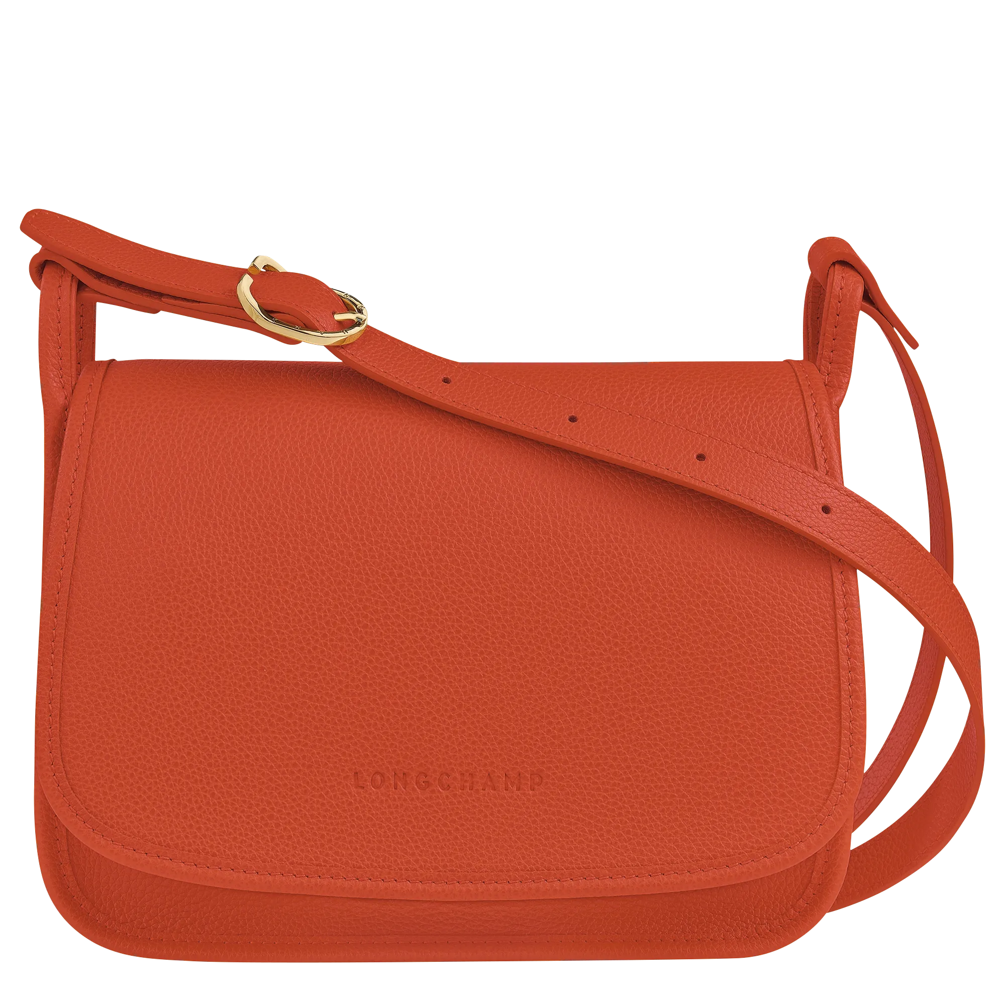 Le Foulonné M Crossbody bag Paprika - Leather