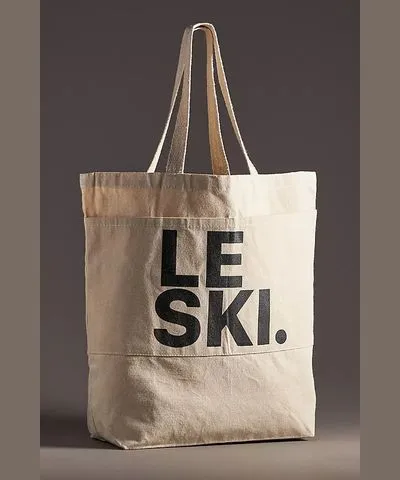 Le Surf. Le Ski Canvas Tote