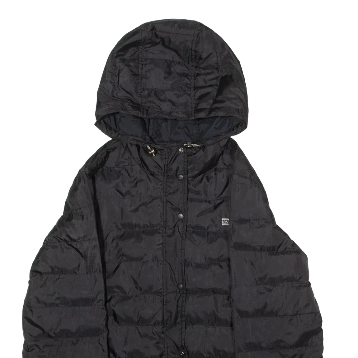 LEVI'S Womens Puffer Jacket Black M