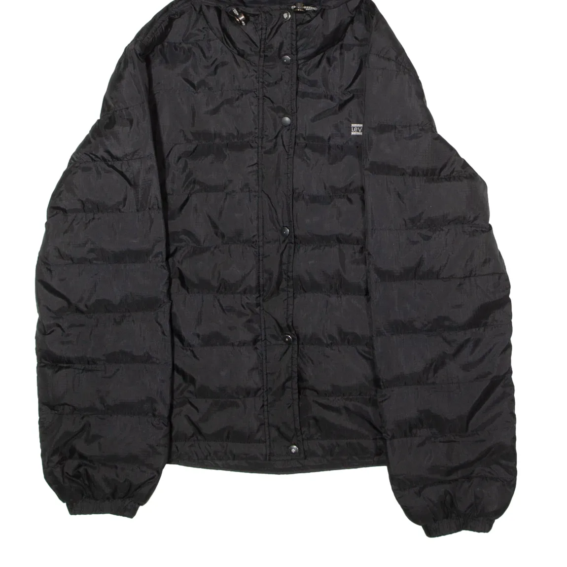 LEVI'S Womens Puffer Jacket Black M