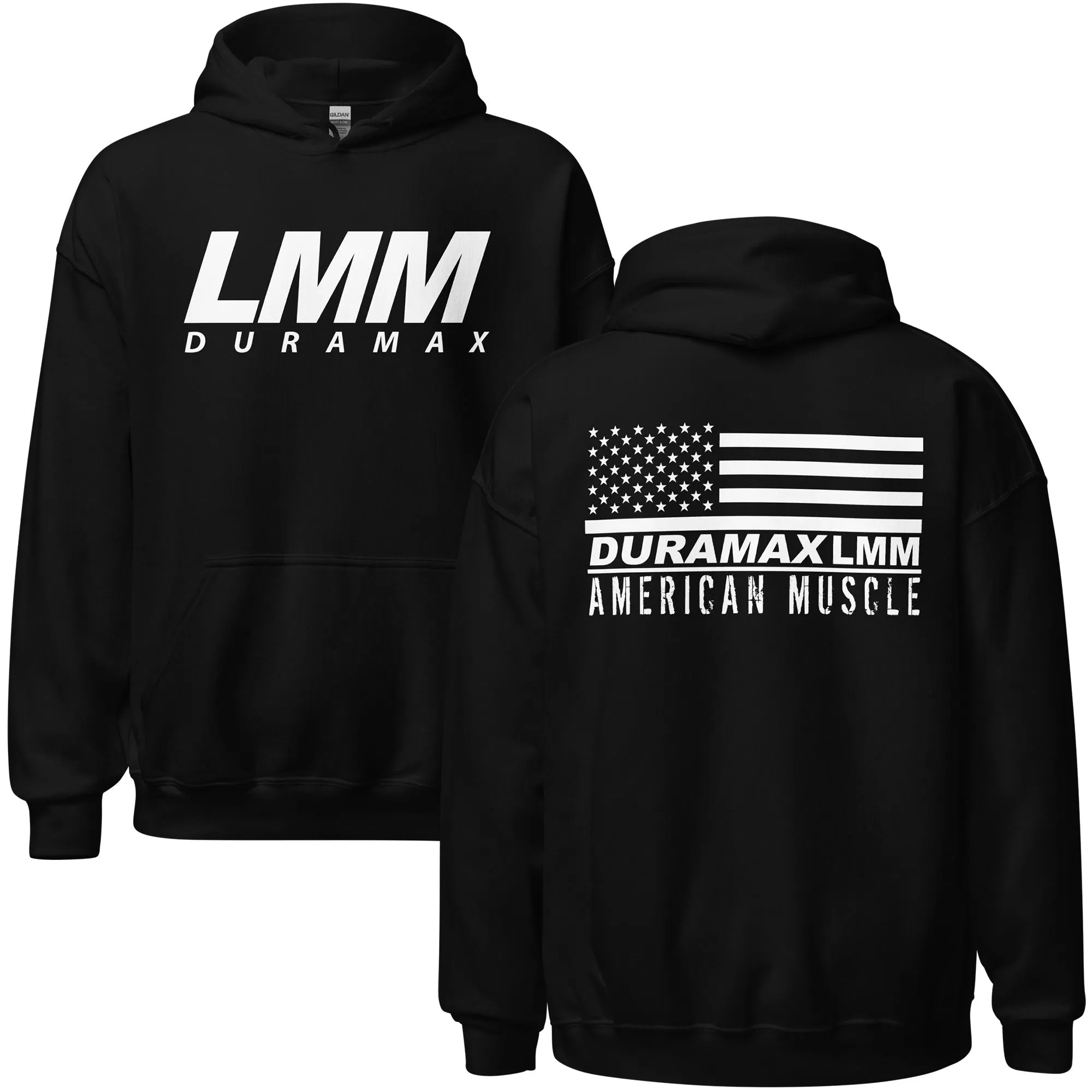 LMM Duramax Sweatshirt Hoodie - American Muscle Flag