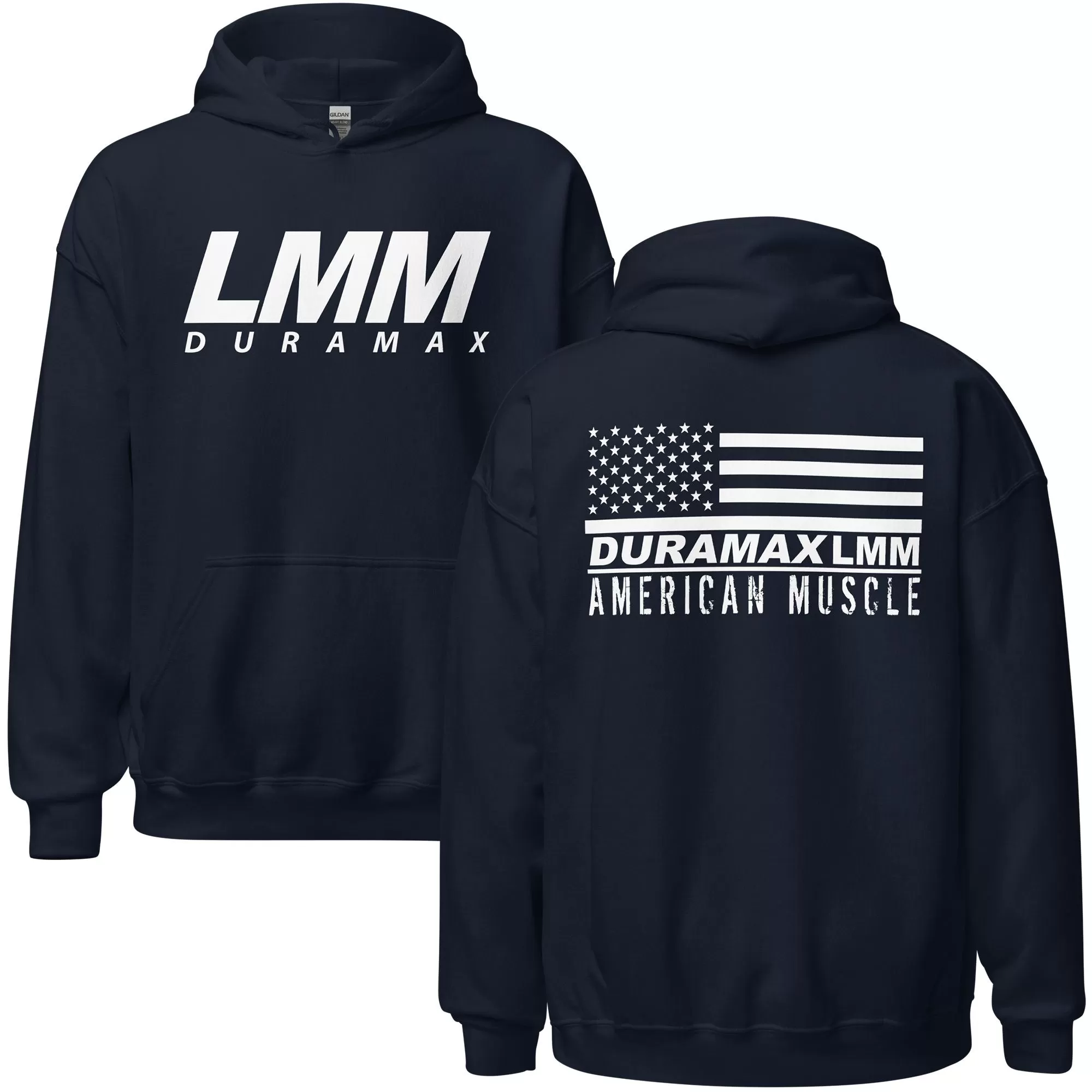 LMM Duramax Sweatshirt Hoodie - American Muscle Flag