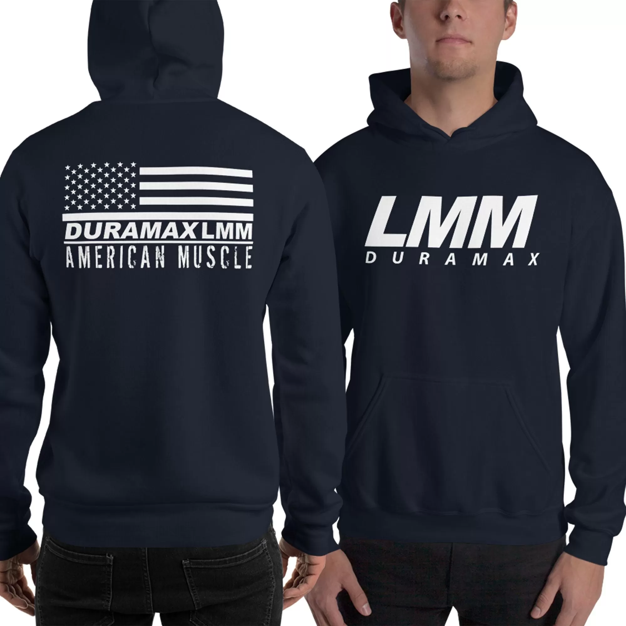 LMM Duramax Sweatshirt Hoodie - American Muscle Flag