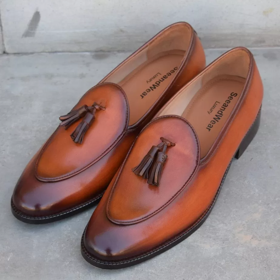 Lorenzo Leather Sole Shoes - Clearance