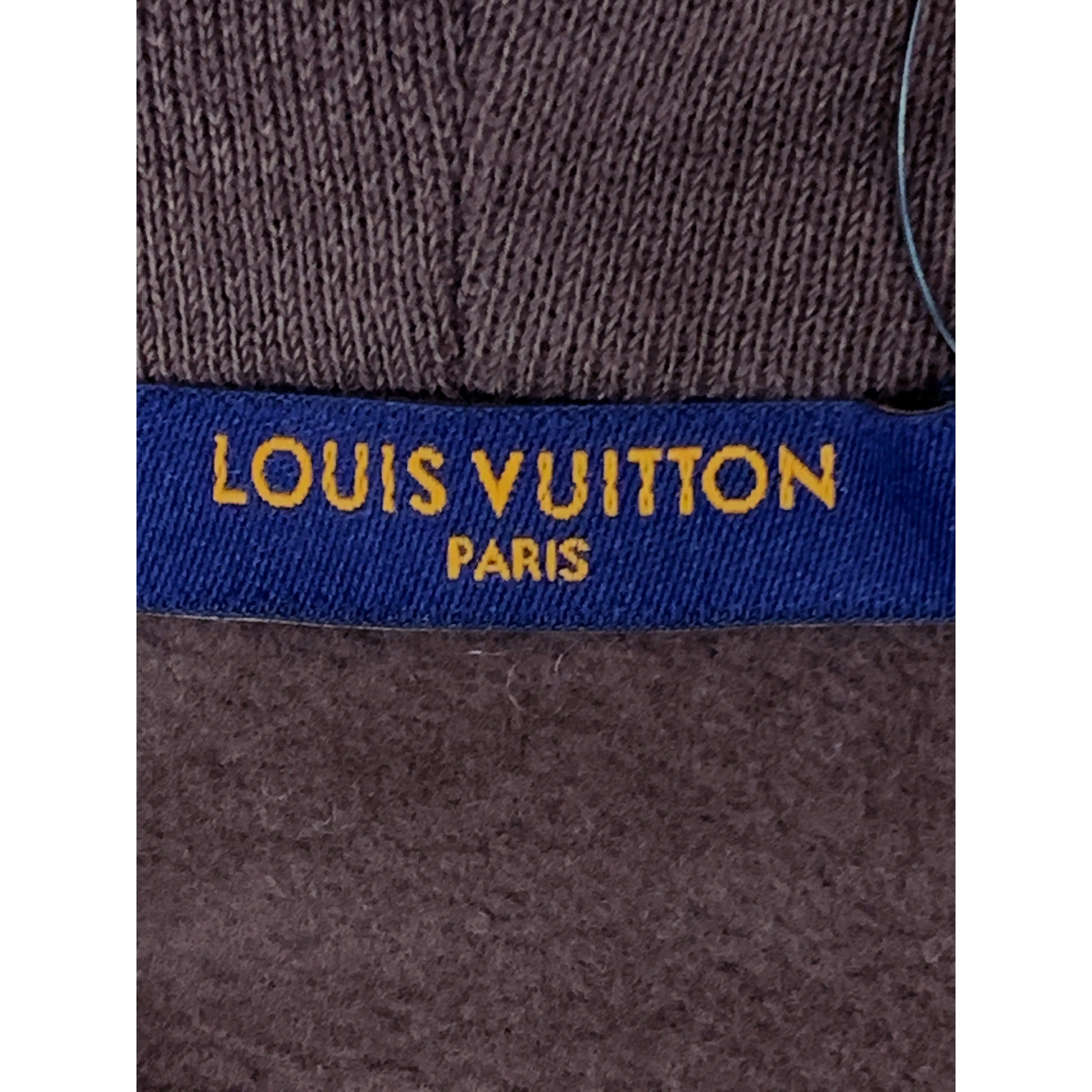 #LOUIS VUITTON/Hoodie/L/BRW/Cotton