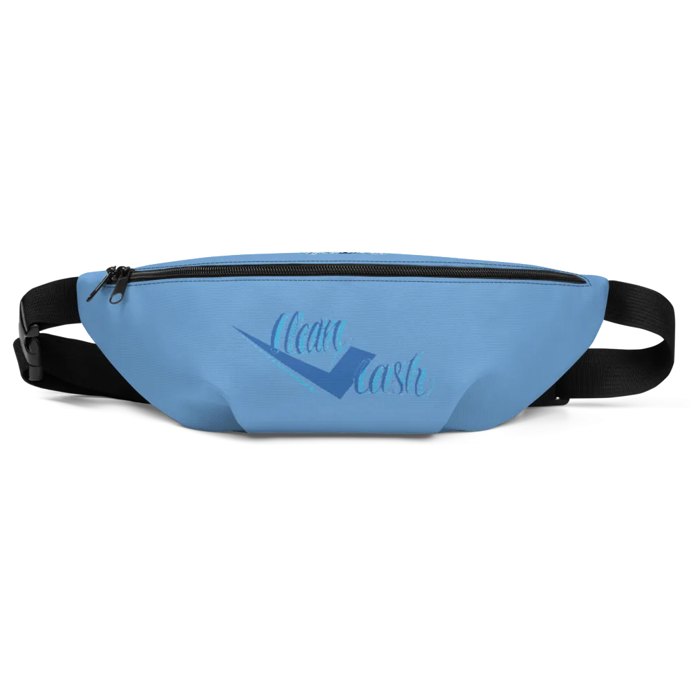 Lt wear Check clean cash Sky blue Fanny Pack