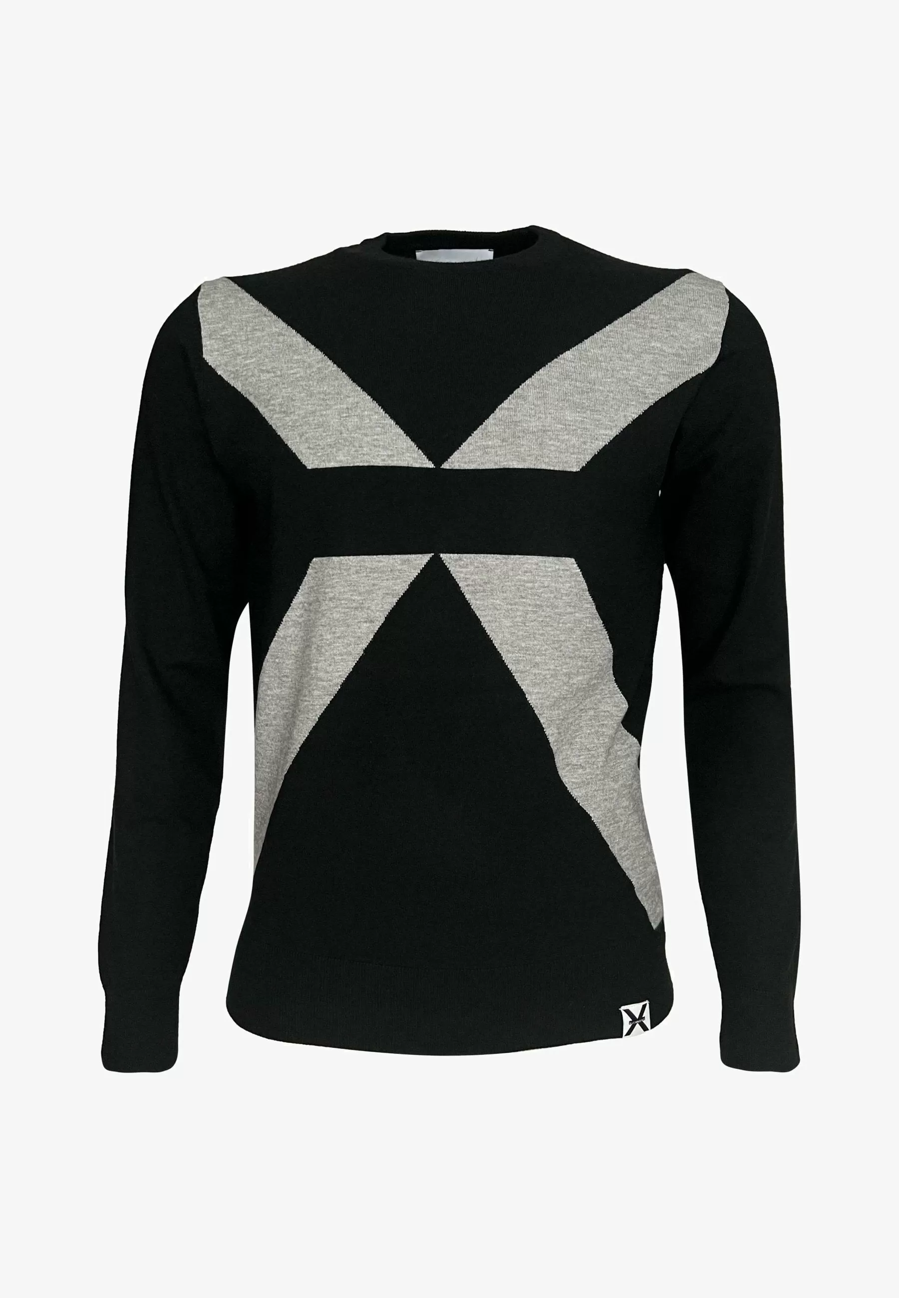 Maglione RICHMOND X sweater print logo all over nero