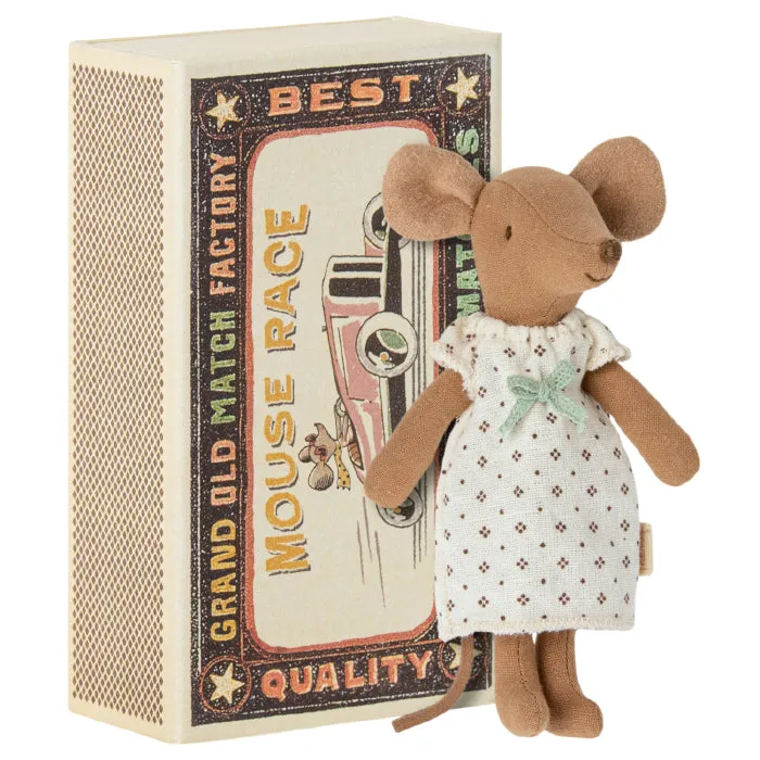 Maileg Toys Big Sister Mouse In Matchbox