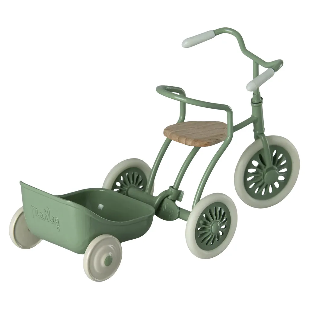 Maileg Toys Mouse Miniature Tricycle Hanger Green