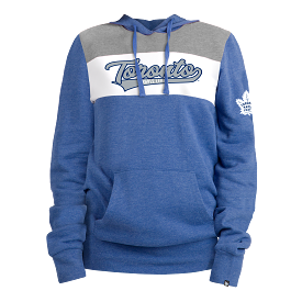 Maple Leafs New Era Women's 3Tone Wordmark Hoody