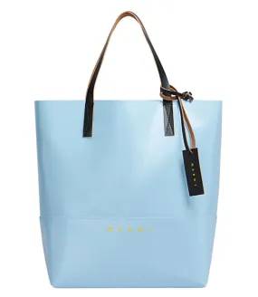 MARNILIGHT BLUE OPEN SHOPPER WITH MARNI TAG