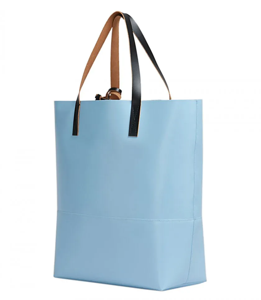 MARNILIGHT BLUE OPEN SHOPPER WITH MARNI TAG