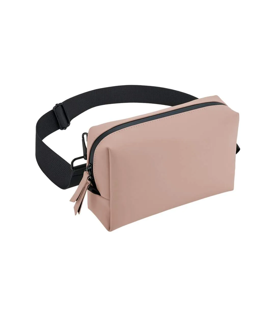 Matte pu coating crossbody bag one size clay Bagbase