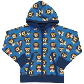 Maxomorra Pick & Mix Lion Reversible Zip Hoodie