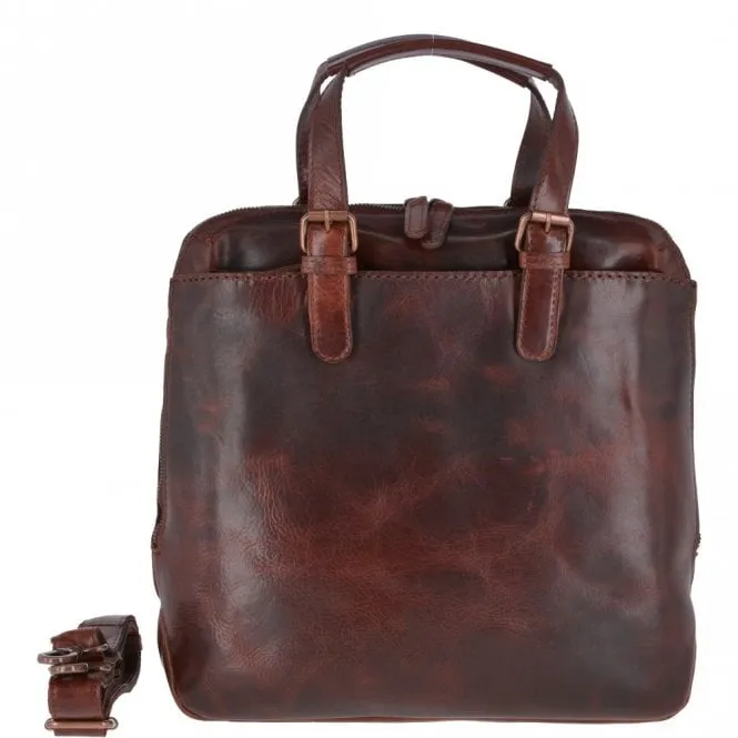 Medium Leather Shopper & Work Bag Tan : Lauren