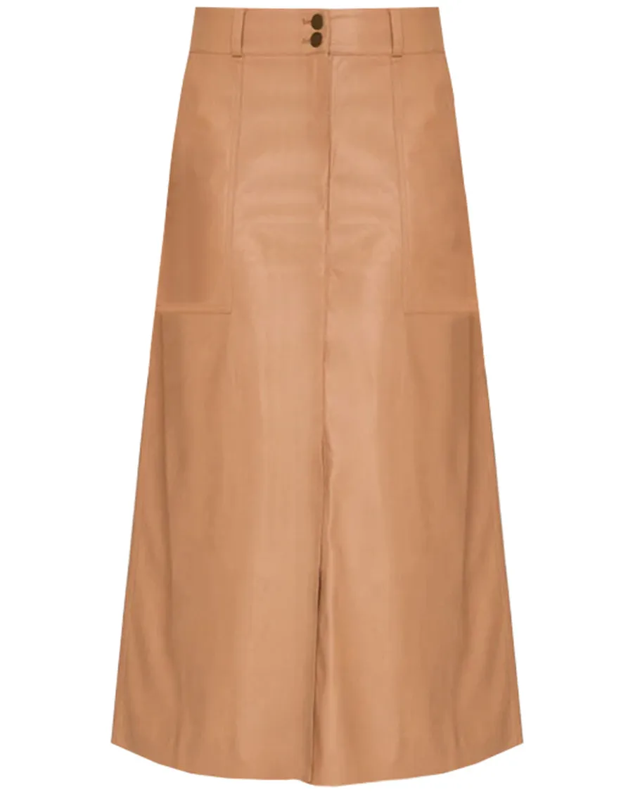 Mica Vegan Leather Skirt