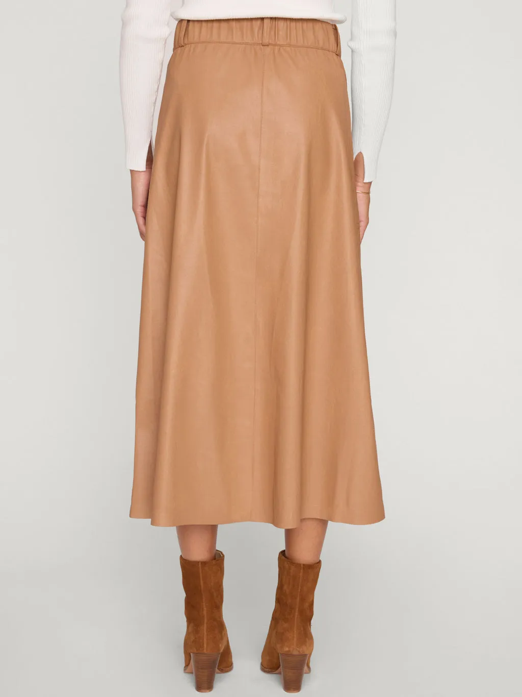 Mica Vegan Leather Skirt