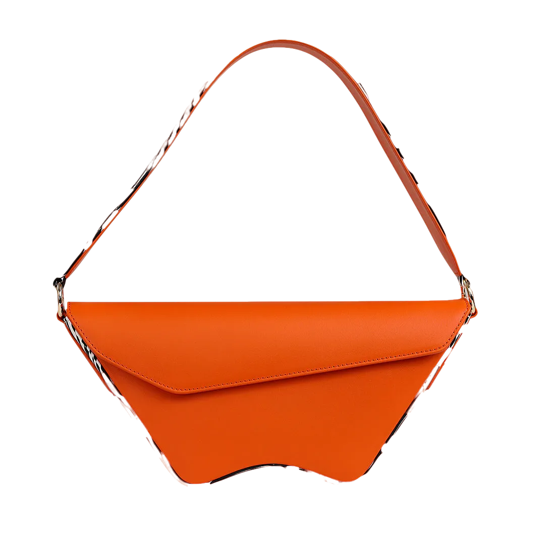 Nadira - Orange x Zebra - Shoulder Bag