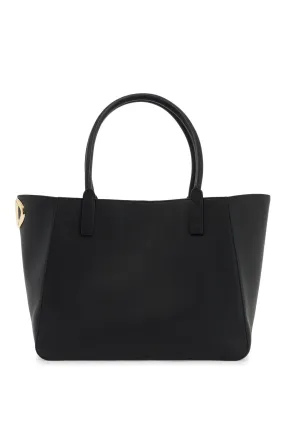 nappa calfskin vlogo side tote bag 5W2B0Q29PWL NERO