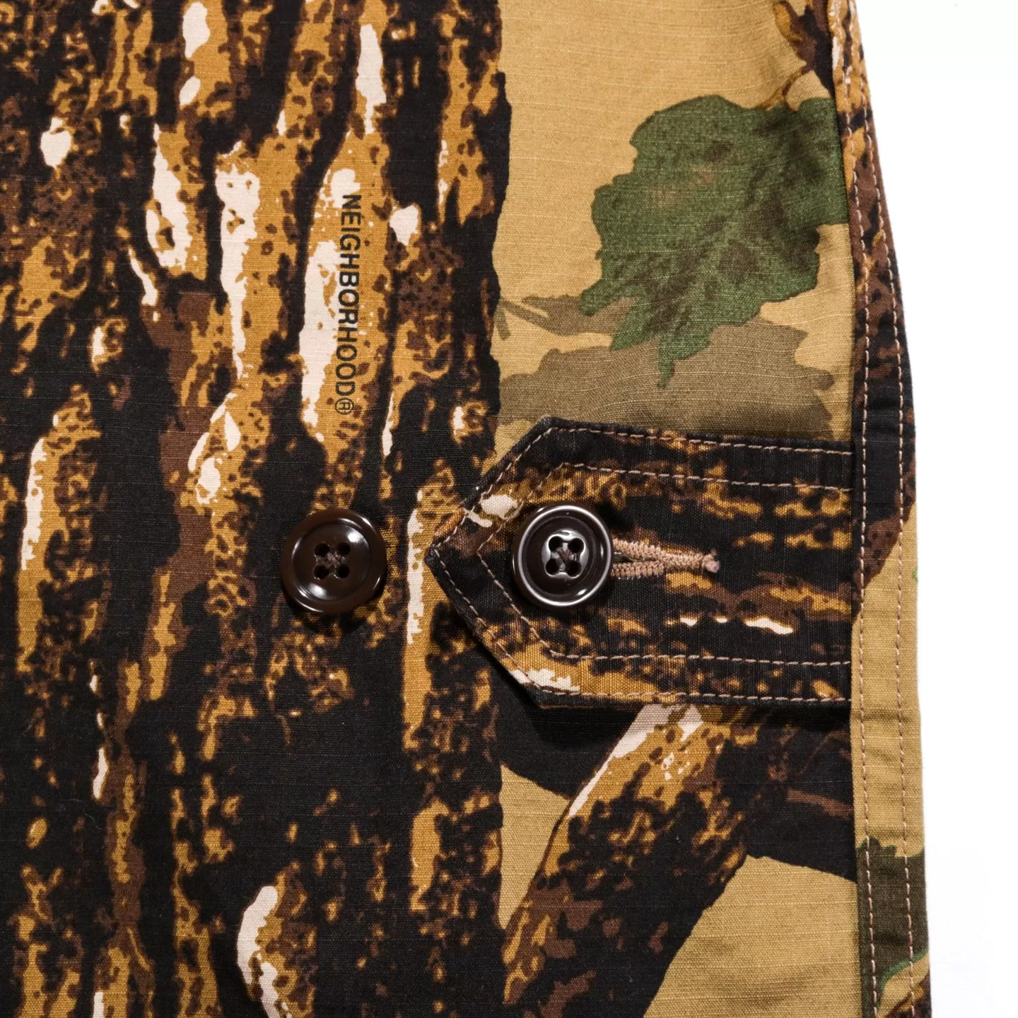 NEIGHBORHOOD MILITARY BDU SHIRT CAMOUFLAGE