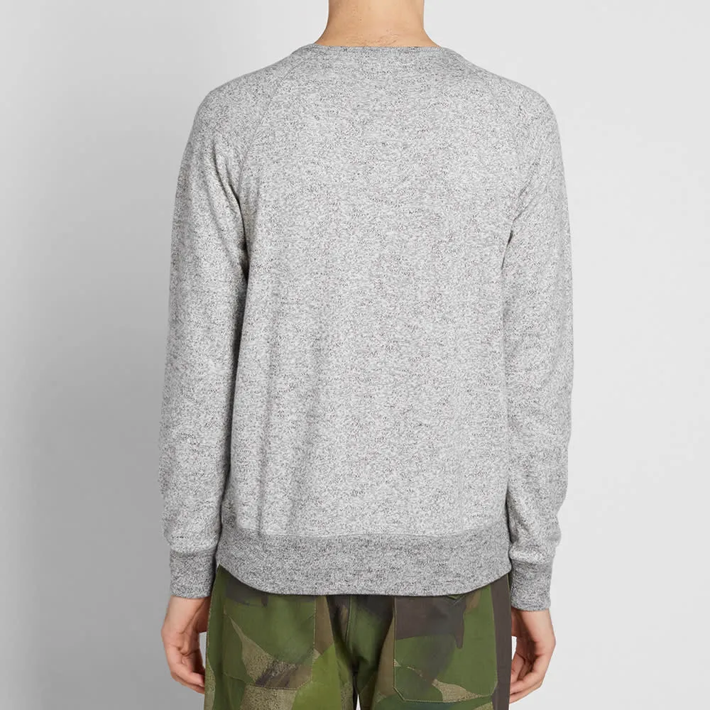 Nigel Cabourn Army Gym Pocket Crew SweatGrey Marl