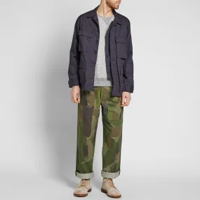 Nigel Cabourn Army Gym Pocket Crew SweatGrey Marl