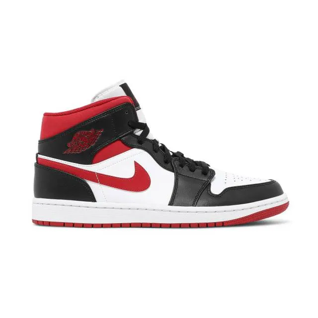 Nike air jordan 1 mid (black gym red/ white/ gym red/ black) men