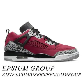 Nike air jordan spizike low (toro/ gym red/ black/ wolf grey/ cool grey) men us 8-13 fq1759-600